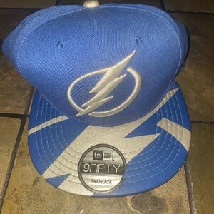 Tampa bay lightning New Era Blue and Silver 9FIFTY Snapback Hat